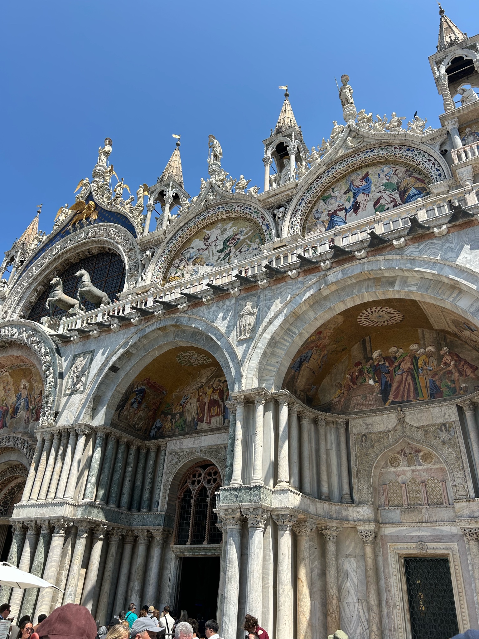 Inside St. Mark's Basilica